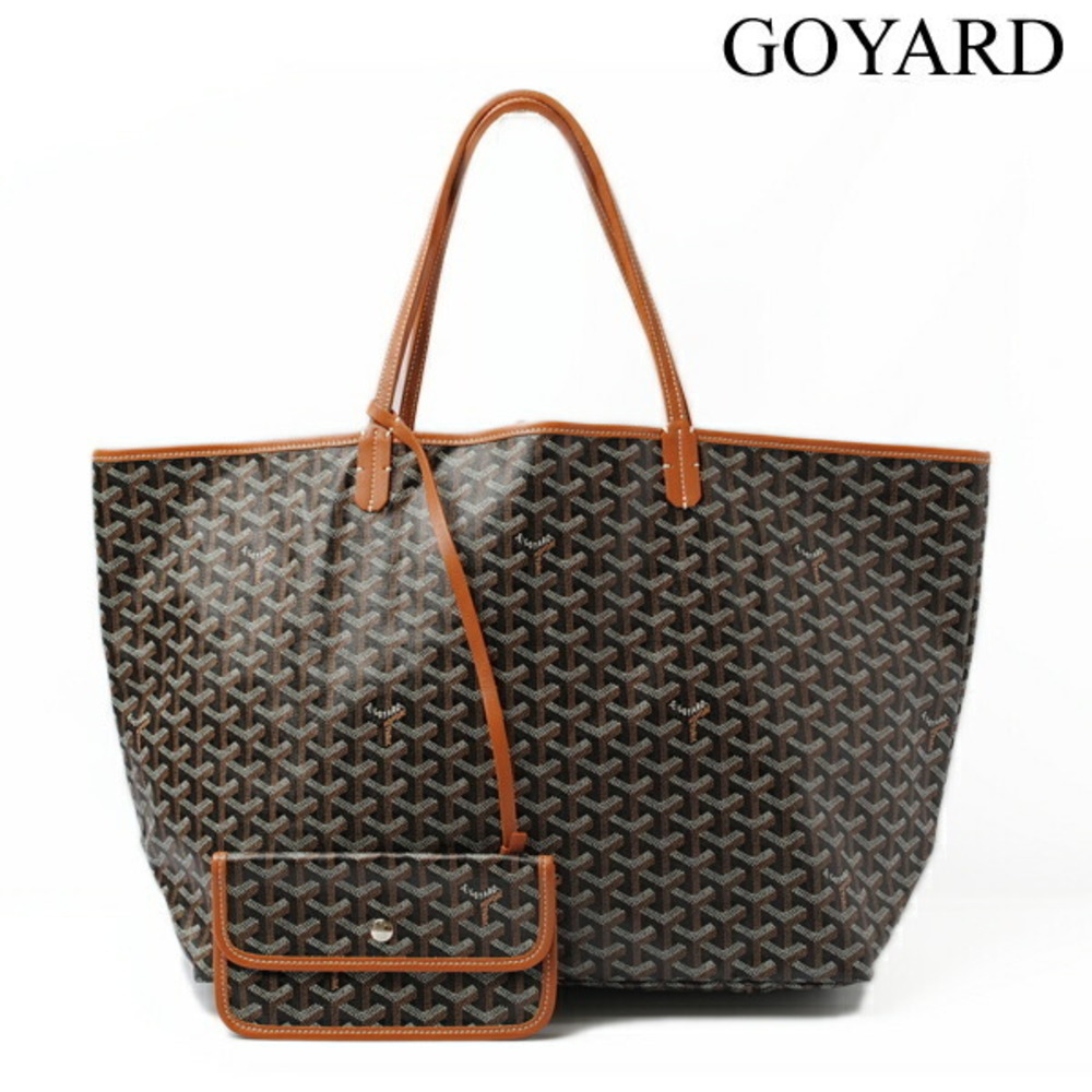 Goyard Saint Louis AMALOUIS Tote Bag Black Brown